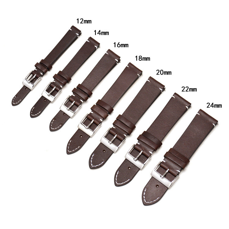 Literary Style Leather Strap Suitable For Samsung S3 Strap Quick Release Switch Ear Watch Strap