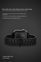 Small Waist Titanium Alloy Smart Watch Strap