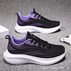 Light Mesh Breathable All-match Anti-skid Shock Absorption Soft Bottom Running Shoes