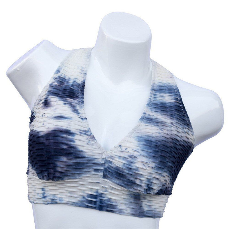 Jacquard tie-dye bra