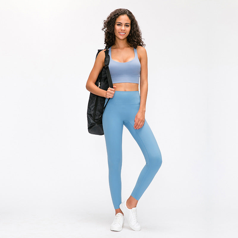 Sports bra fitness shockproof running bra without steel ring