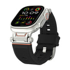 Mecha Stripe Metal Toe Cap Silicone Strap