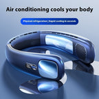 Usb Rechargeable Long Endurance Mute Leaf-free Halter Little Fan Portable Outdoor